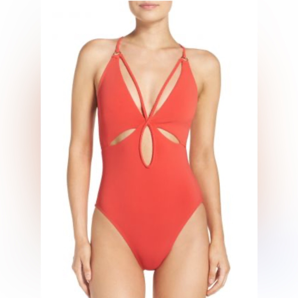 Robin Piccone | Ava One Piece Swimsuit | Nordstrom Rack - size 12